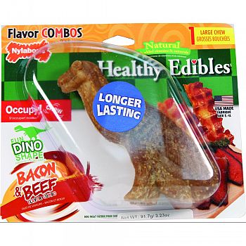 Healthy Edibles  Dinosaur  T-rex  Beef & Bacon  LARGE