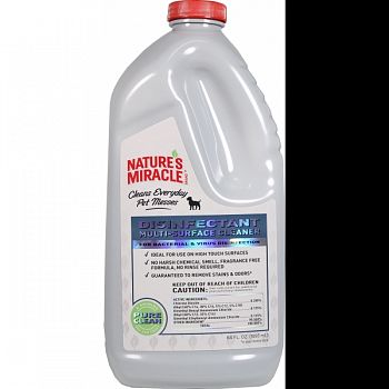 Nature S Miracle Disinfectant Multisurface Cleaner  64 OZ