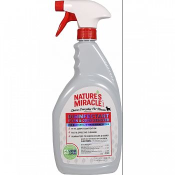 Nature S Miracle Disinfectant Stain & Odor Remover  32 OZ