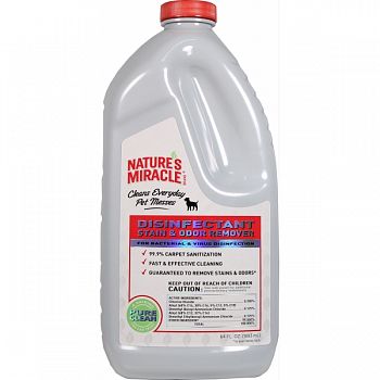Nature S Miracle Disinfectant Stain & Odor Remover  64 OZ