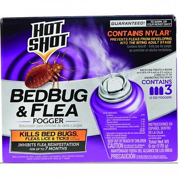 Hot Shot Bedbug Fogger  2 OUNCE/3 PACK (Case of 6)