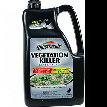 Spectracide Vegetation Killer Ready To Use NA 1.25 GALLON (Case of 4)
