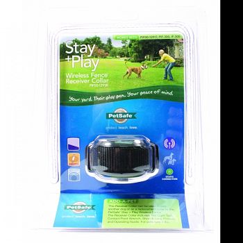 Stay & Play Receiver Collar BLACK 6-23 INCHES