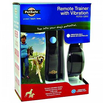 Petsafe Remote Trainer With Vibration BLACK 