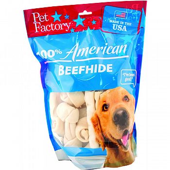 100 Percent American Beefhide Small Dog Variety - 25 pk.