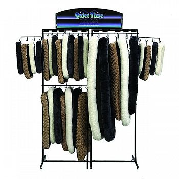 Kaboodle Double Unit Display Rack BLACK 77X24X86 IN
