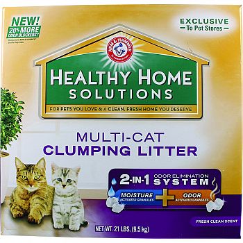 Arm & Hammer Healthy Home Solutions Multi Cat FRESH SCENT 21 POUND (Case of 2)