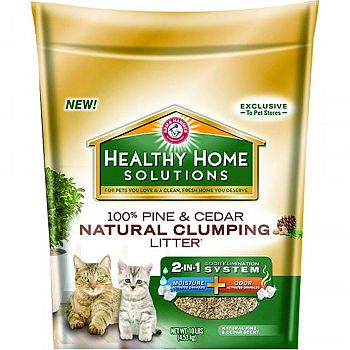 Healthy Home Solutions Pine Natural Litter PINE/CEDAR 10 POUND (Case of 2)