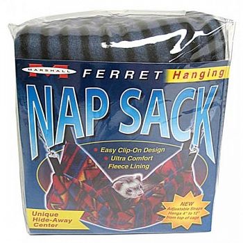 Marshall Hanging Nap Sack for Ferrets - Assorted