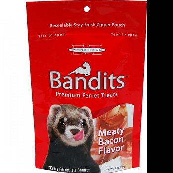 Bandits Premium Ferret Treat BACON 3 OZ