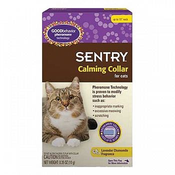 Sentry Calming Collar For Cats - SINGLE ct.