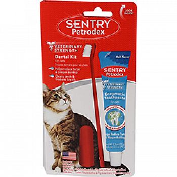 Sentry Petrodex Dental Care Kit For Cats