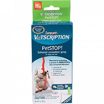 Vetscription Petstop Behavior Correction Spray
