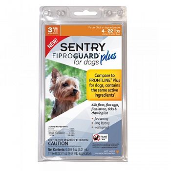 Sentry Fiproguard Plus Dog Flea & Tick Spot-on