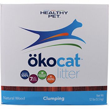Okocat Natural Wood Clumping Litter