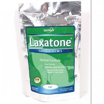 Laxatone Soft Chews - Hairball Formula - 60 ct.