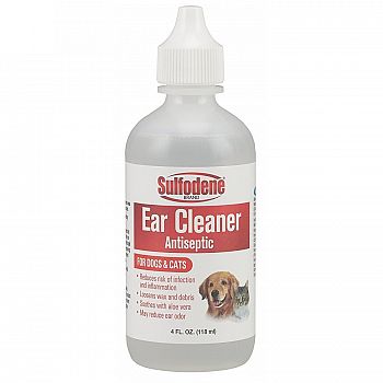 Sulfodene Ear Cleaner Antiseptic for Dogs & Cats 4 oz.