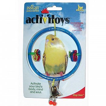 Insight ActiviToys Clear Ring for Pet Birds