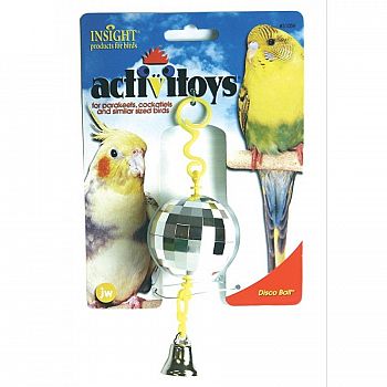 Activitoys Disco Ball Toy for Birds