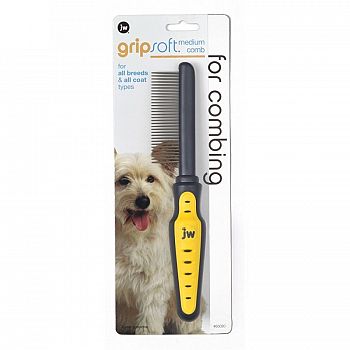 Gripsoft Medium Dog Comb - Medium