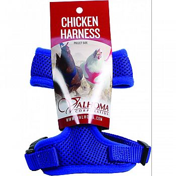 Valhoma Mesh Chicken Harness BLUE XSMALL