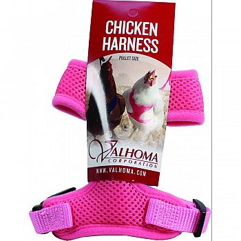 Valhoma Mesh Chicken Harness       New Item   1231 HOT PINK XSMALL