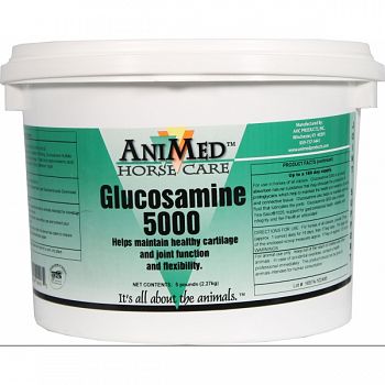 Glucosamine 5000 Powder WHITE 5 POUND PAIL