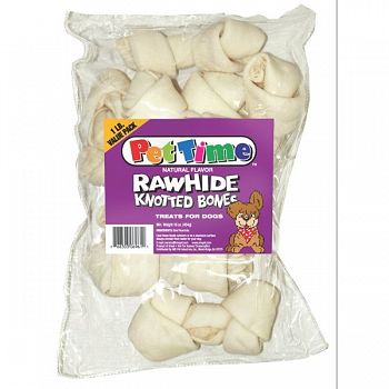 Natural Knotted Dog Bones - 1 lbs