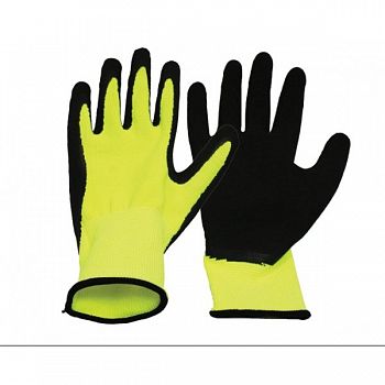 Mens Poly Shell Gloves With Latex Palm (Case of 6)