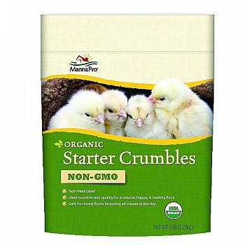 Organic Starter 19% Crumbles Non-gmo