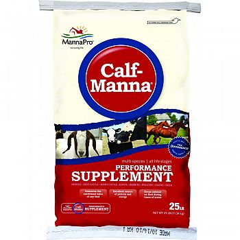 Calf Manna Performance Supplement  25 POUND