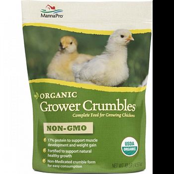 Organic Grower 17% Crumbles  10 POUND