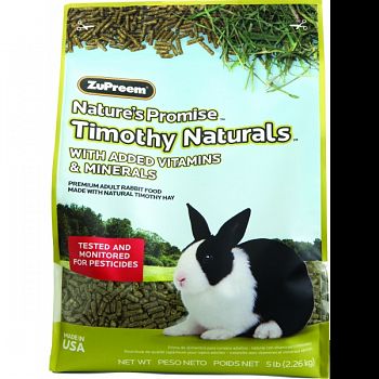 Nature S Promise Timothy Naturals Rabbit Food ADULT RABBIT 10 POUND