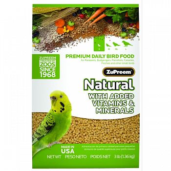 Natural With Added Vitamins & Minerals Sm Parrot  2.25 POUND