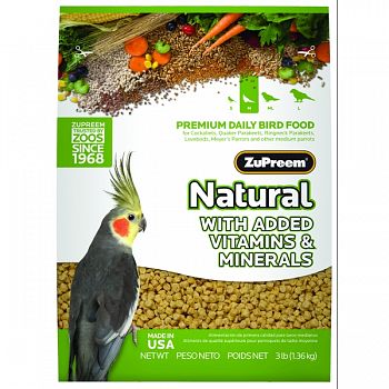Natural With Added Vitamins & Minerals Md Parrot  2.5 POUND
