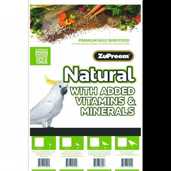 Natural With Added Vitamins & Minerals Lg Parrot  20 POUND