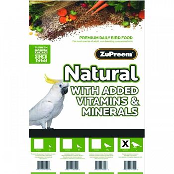 Natural With Added Vitamins & Minerals Lg Parrot  20 POUND