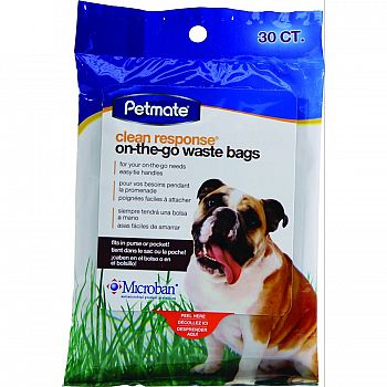 Clean Response On-the-go Handle Tie Waste Bags