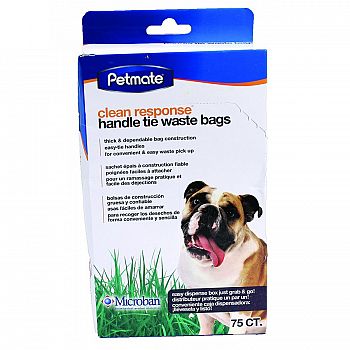 Clean Response On-the-go Handle Tie Waste Bags