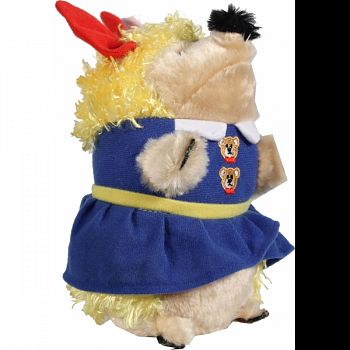 Heggie Goldilocks Plush Dog Toy MULTICOLORED 6.7 X 4.3 X 3.9