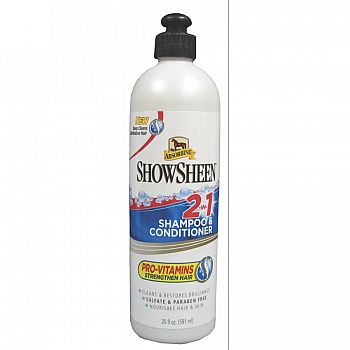 Showsheen Equine 2-in-1 Shampoo & Conditioner - 20 oz