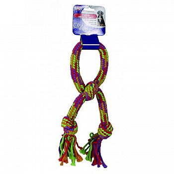 Crinkle Rope Knotted Tug