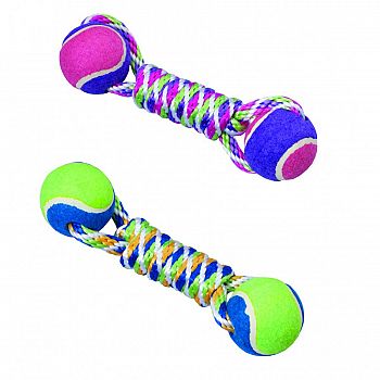 Spot Rainbow Twister 2-ball Dumbell