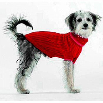 Classic Cable Dog Sweater