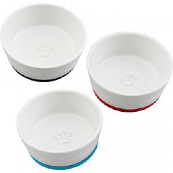 Colorful Rings Non Skid Dish For Cats And Dogs