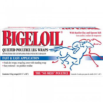 Bigeloil Quilted Poultice Leg Wraps