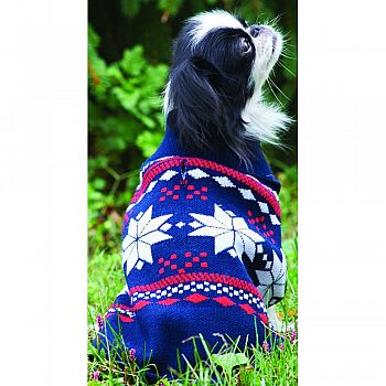 Snowflake Sweater NAVY BLUE SMALL