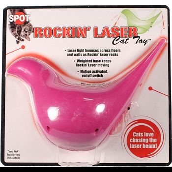 Rockin  Laser Cat Toy ASSORTED 5.5 INCH
