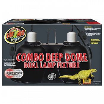 Combo Deep Dome Dual Lamp Fixture