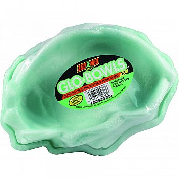 Glo-bowl Glow In The Dark Water And Food Dishes  EXTRA LARGE